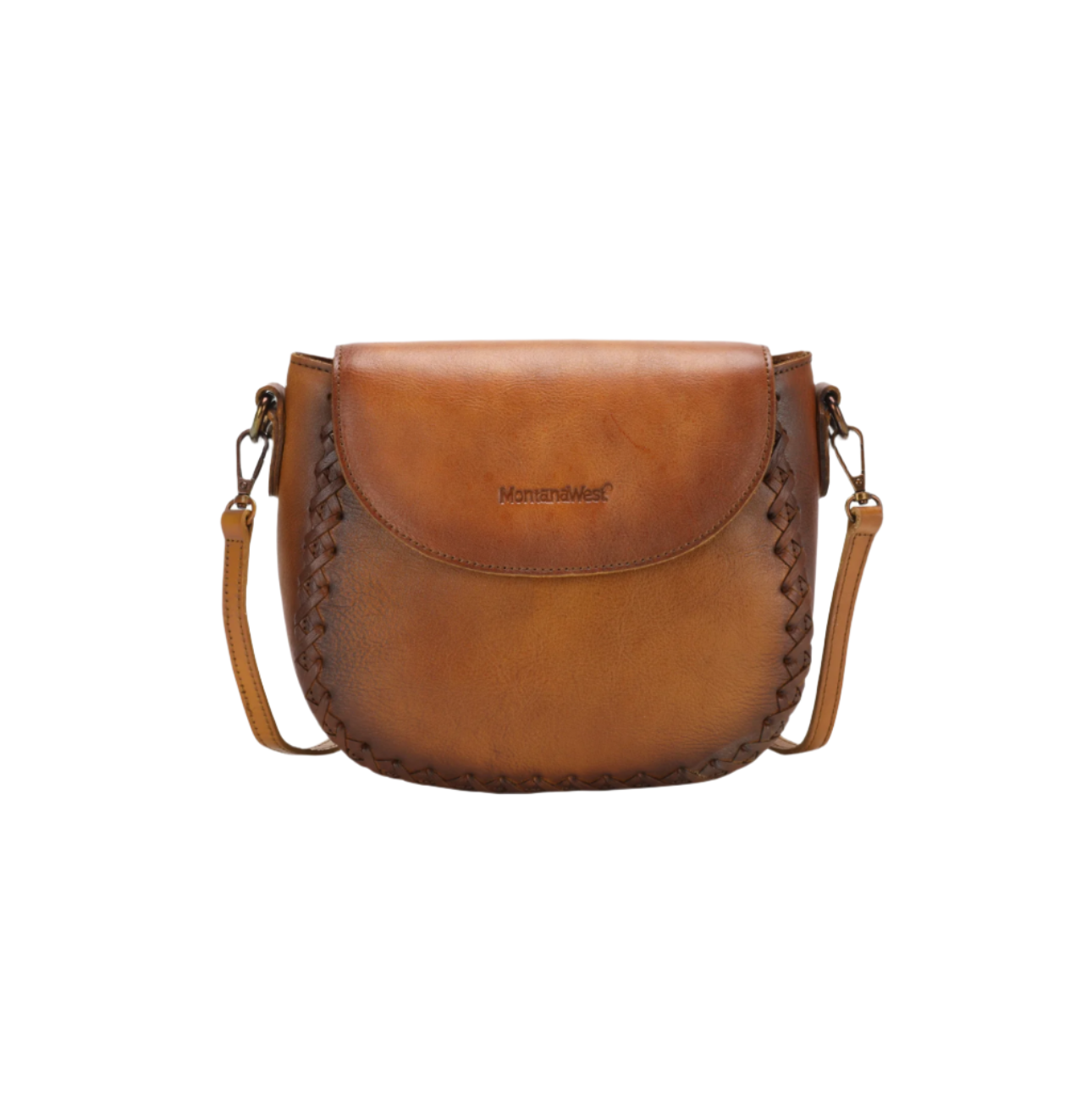 Montana West Hand Paint Genuine Leather Collection Crossbody