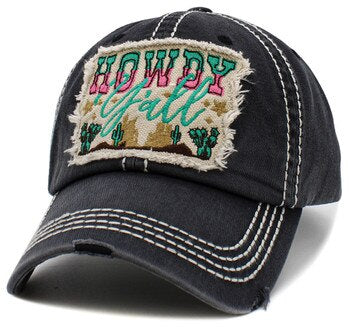Howdy Y'All Vintage Ball Cap