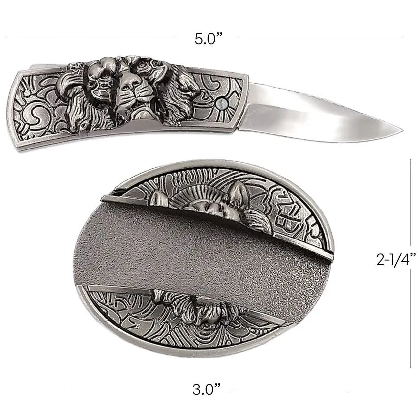 Lion Knife Buckle