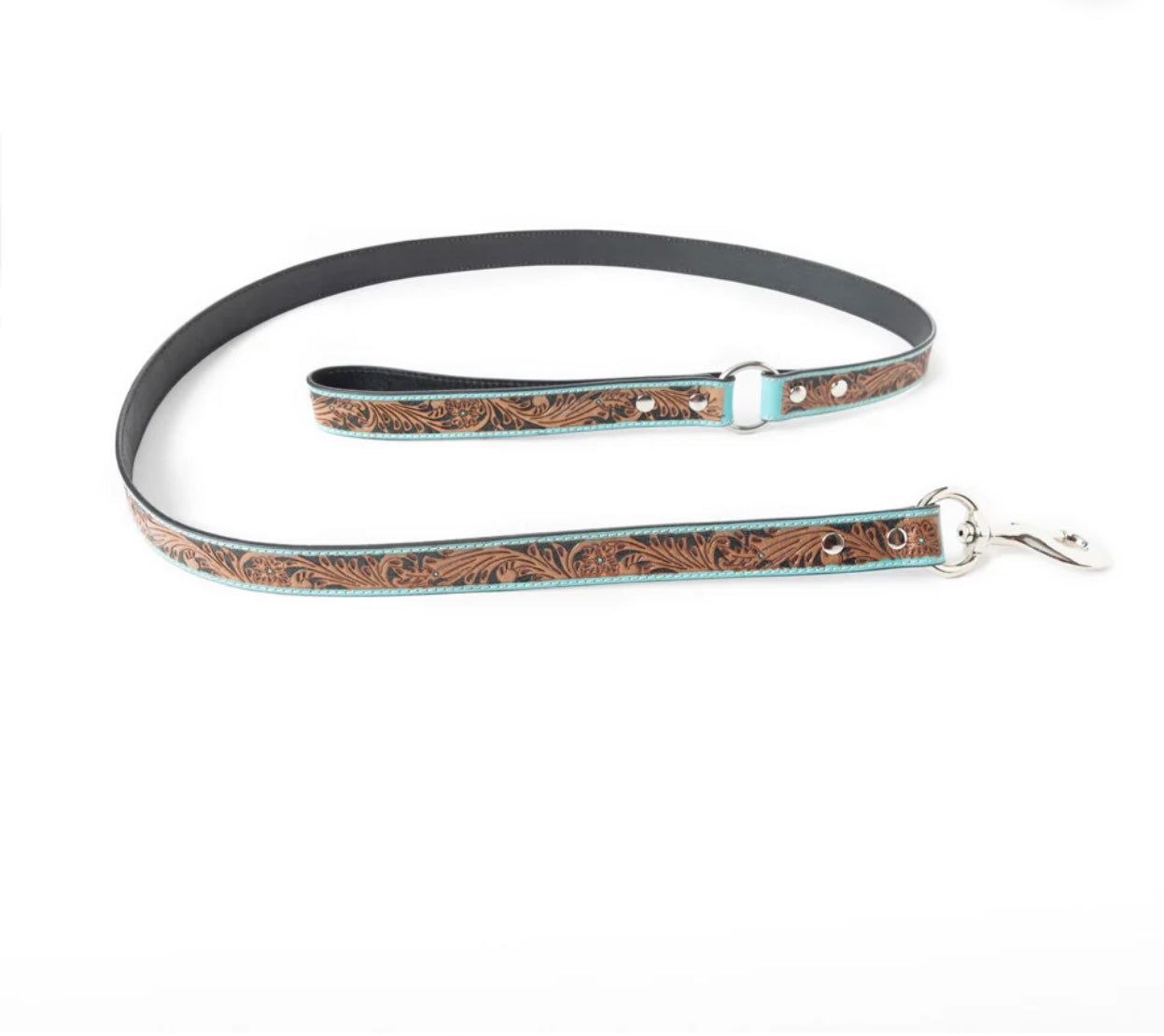 Luna Beam Dog Leash In Turquoise