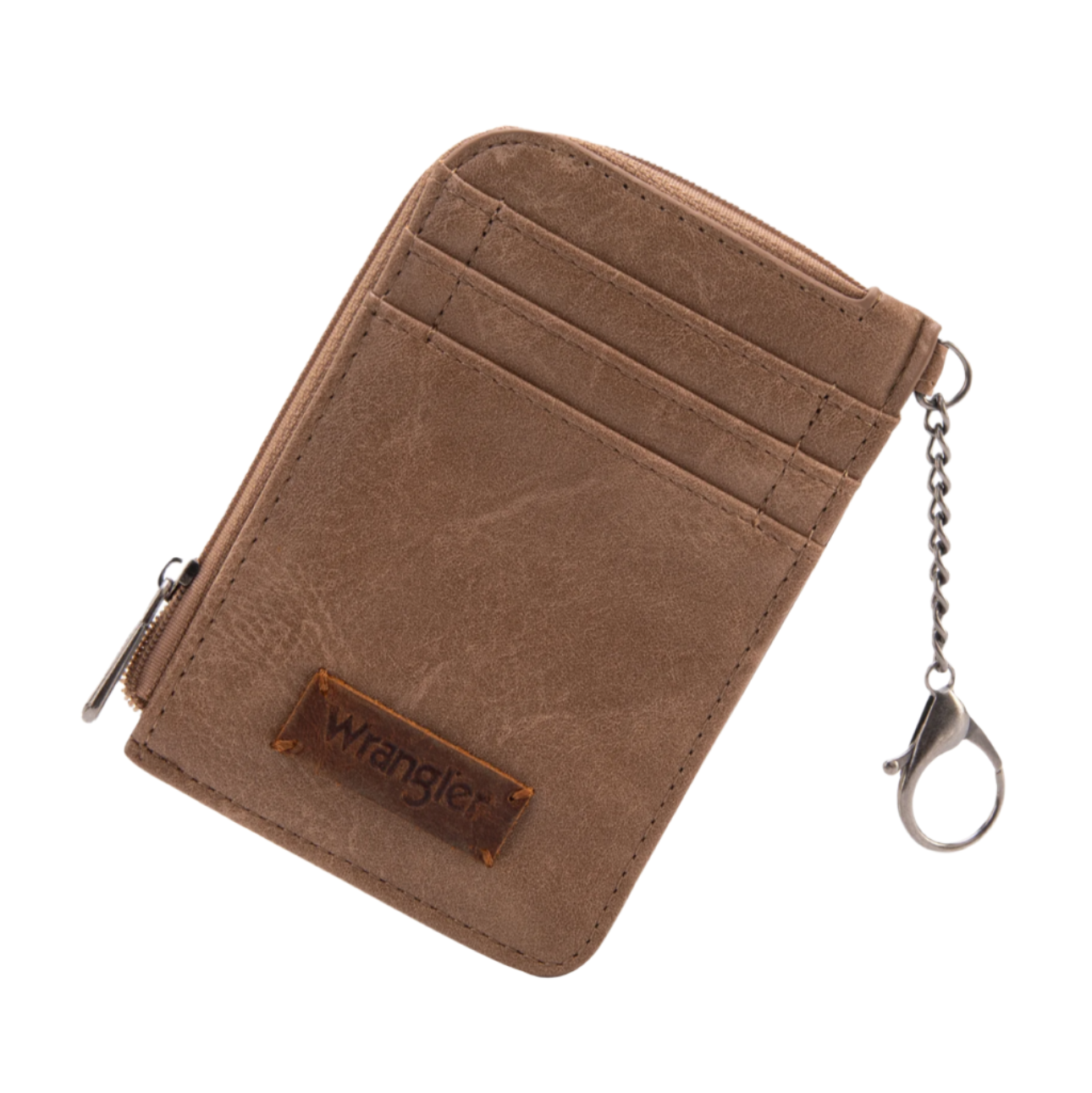 Wrangler Solid Mini Zip Card Case