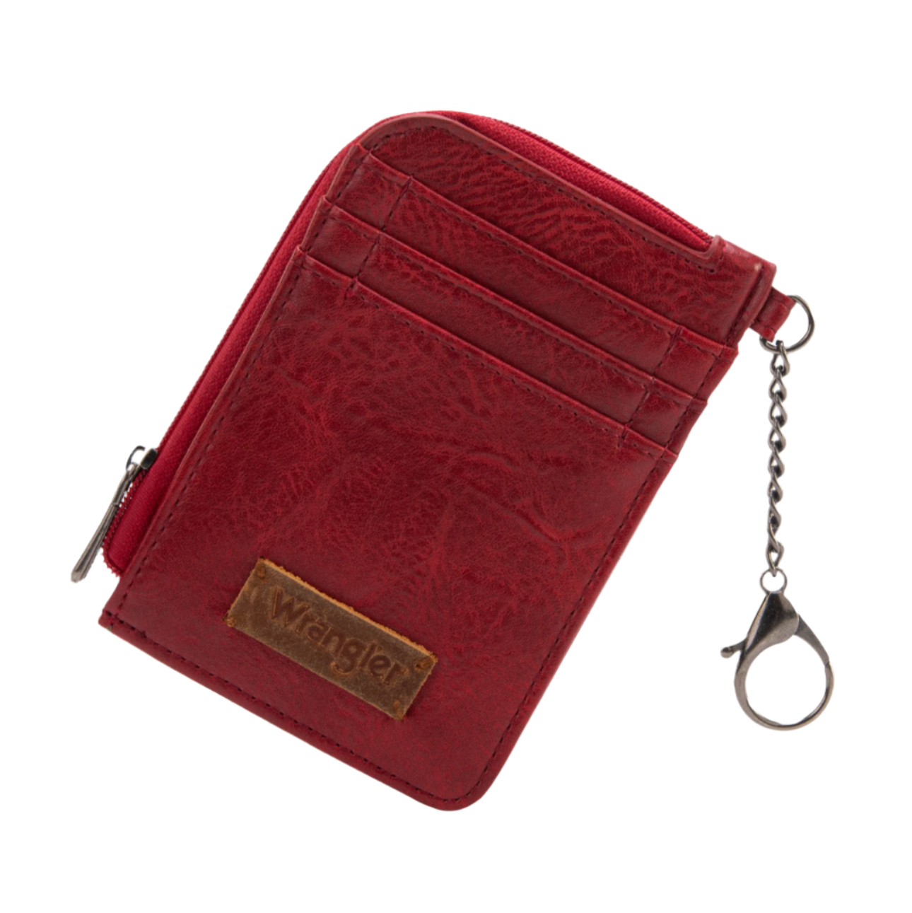 Wrangler Solid Mini Zip Card Case