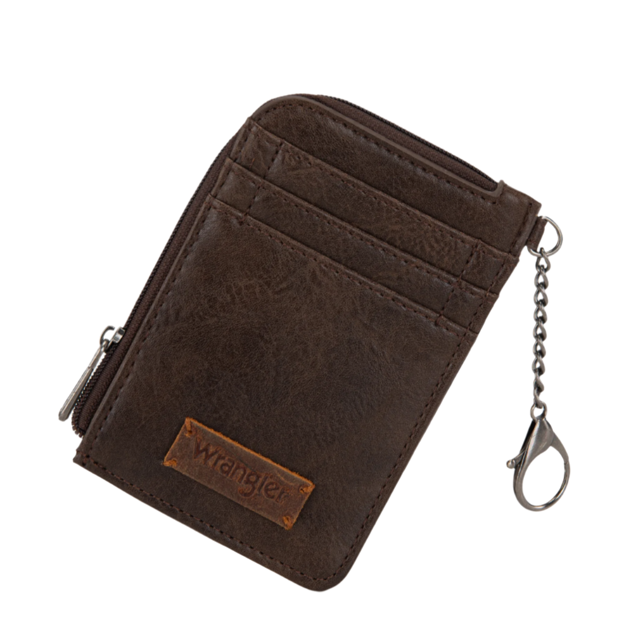 Wrangler Solid Mini Zip Card Case