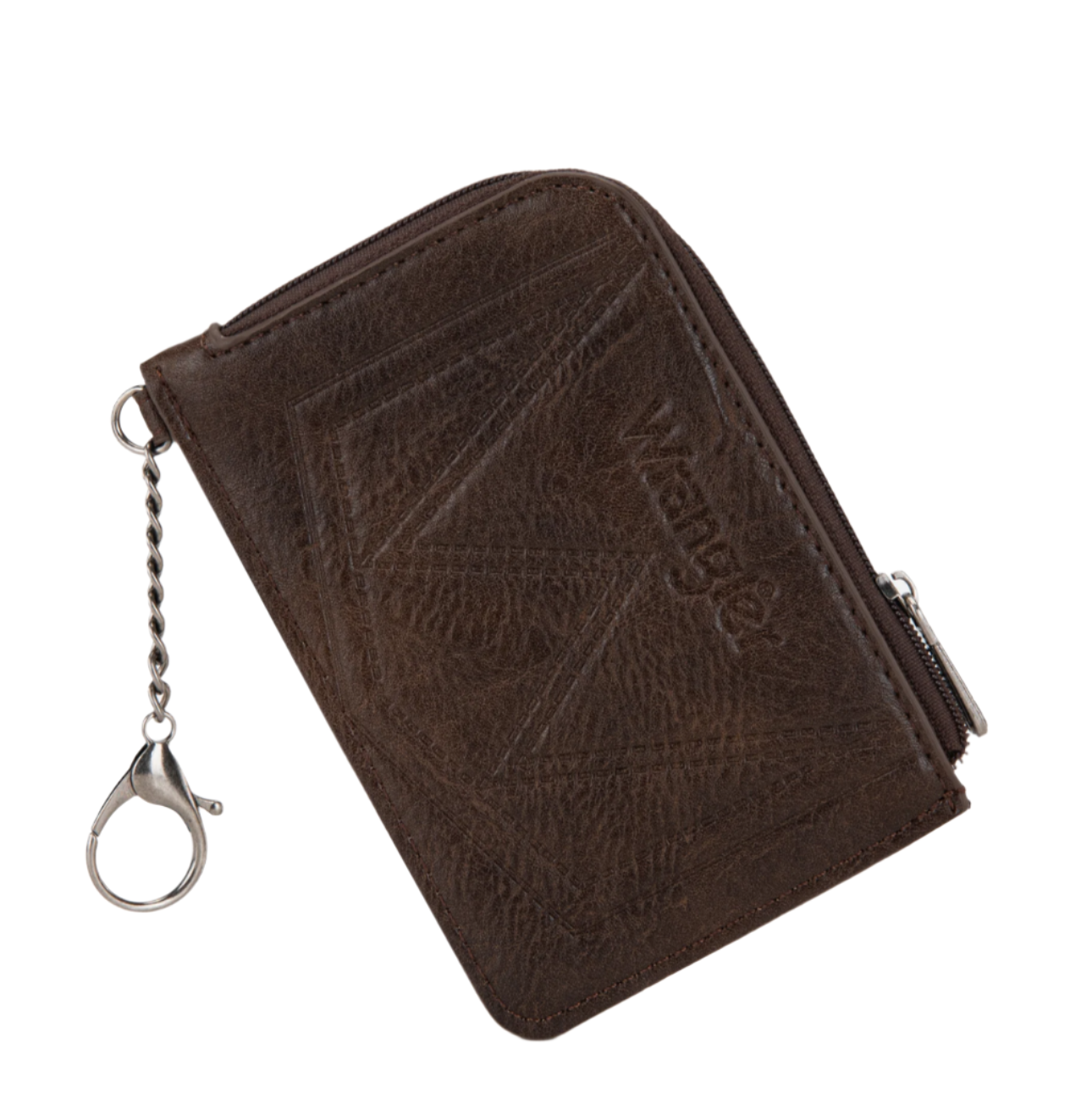 Wrangler Solid Mini Zip Card Case