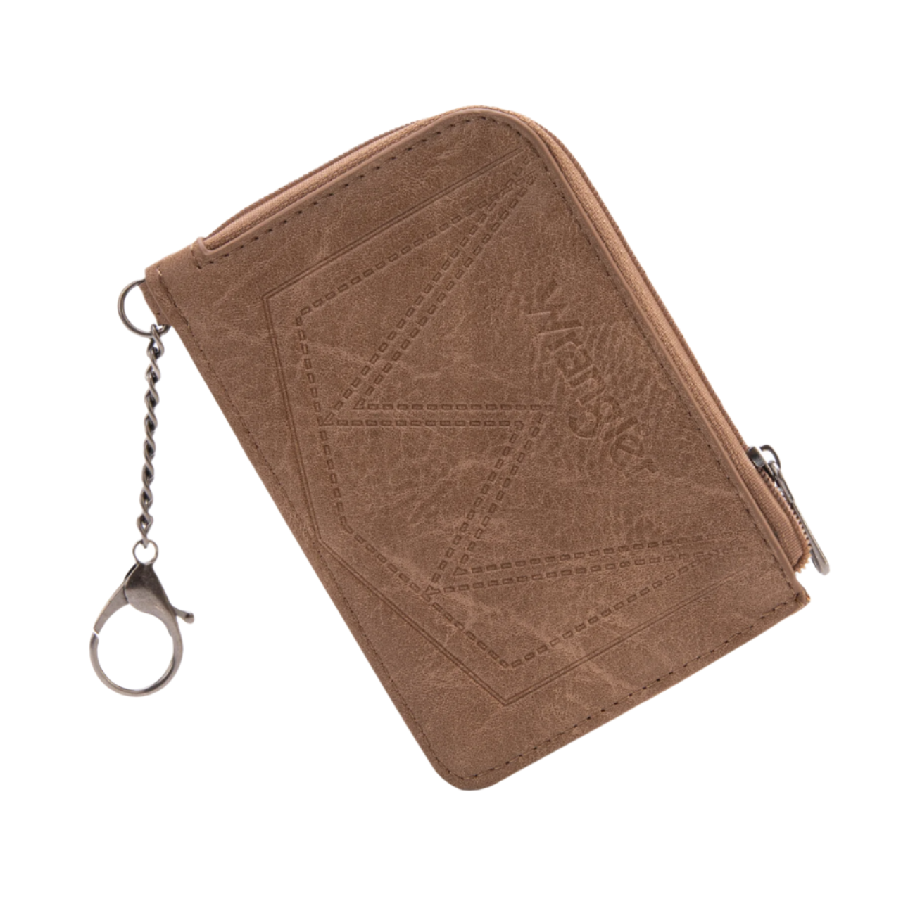 Wrangler Solid Mini Zip Card Case