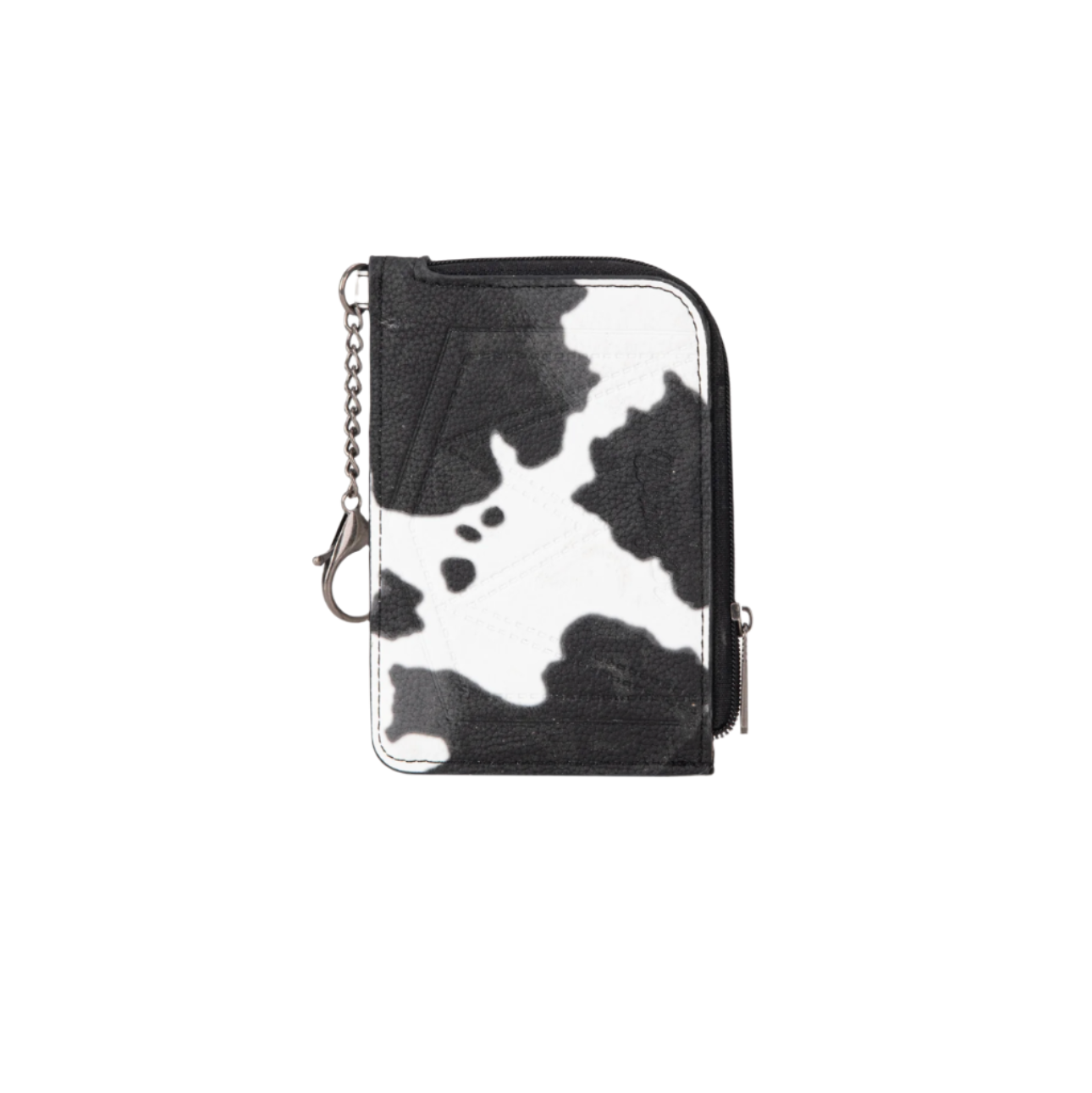 Wrangler Cow Print Mini Zip Card Case