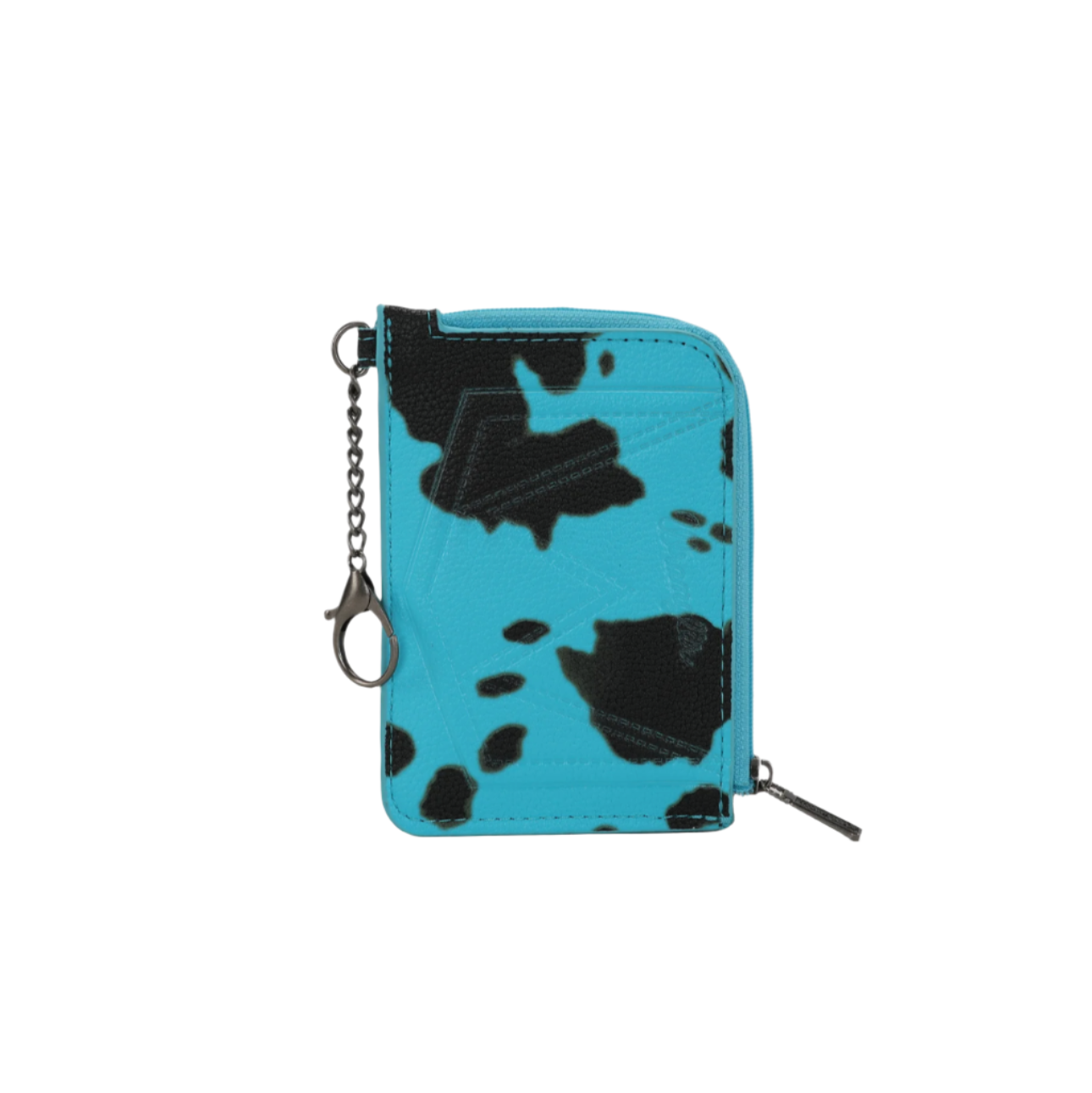 Wrangler Cow Print Mini Zip Card Case