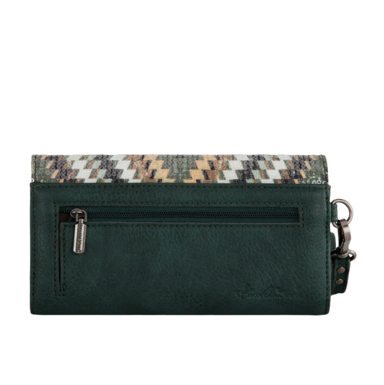 Montana West Tooled Aztec Collection Wallet