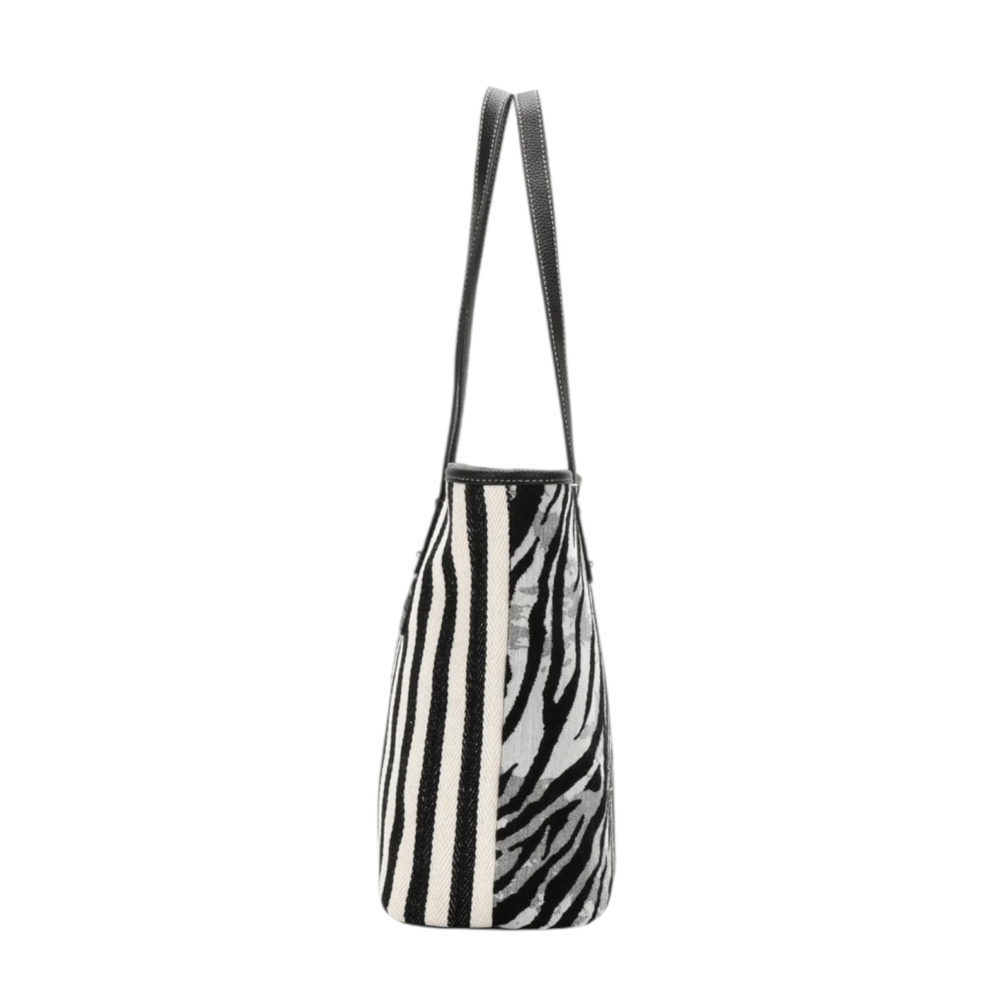 Montana West Zebra Print Canvas Tote Bag - Zebra