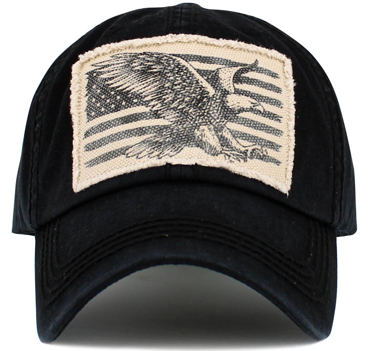 Eagle Flag Vintage Ball Cap