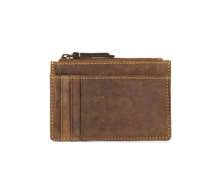 Western Fork Credit Card Holder In Camel