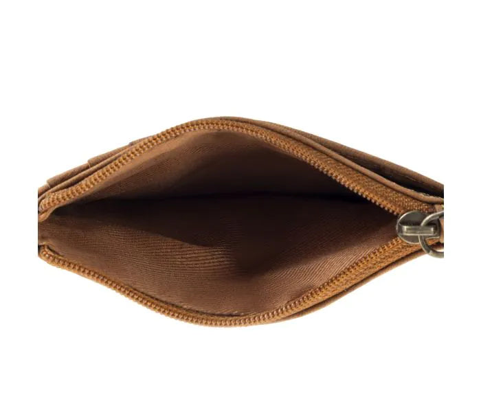 Western Fork Credit Card Holder In Camel