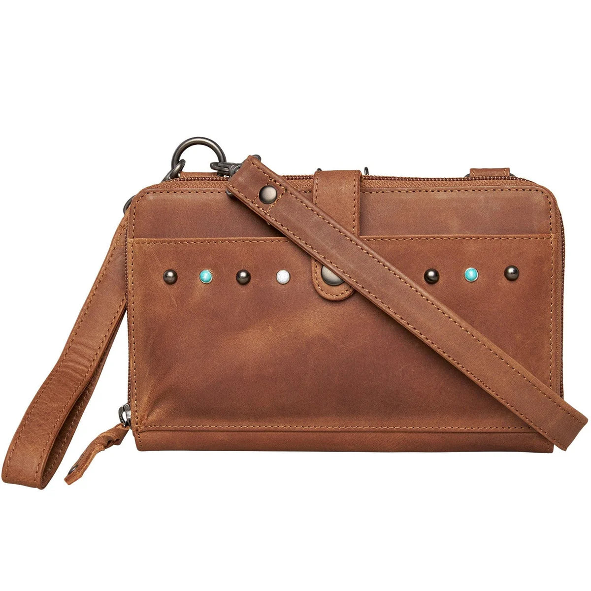 Concealed Carry Millie Leather Crossbody Organizer by Lady Conceal