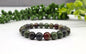 Dragon Bloodstone Bracelet Stretchable 8mm Beads, 7.5"L