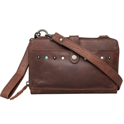 Concealed Carry Millie Leather Crossbody Organizer by Lady Conceal