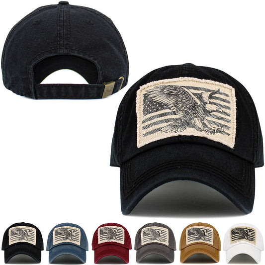 Eagle Flag Vintage Ball Cap