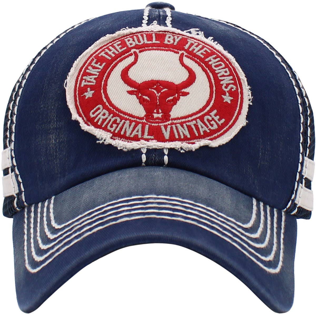 Bull Vintage Meshback Ball Cap