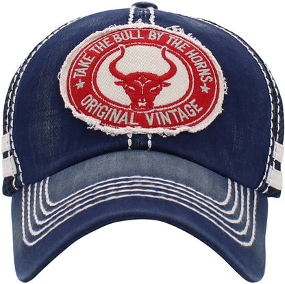 Bull Vintage Meshback Ball Cap