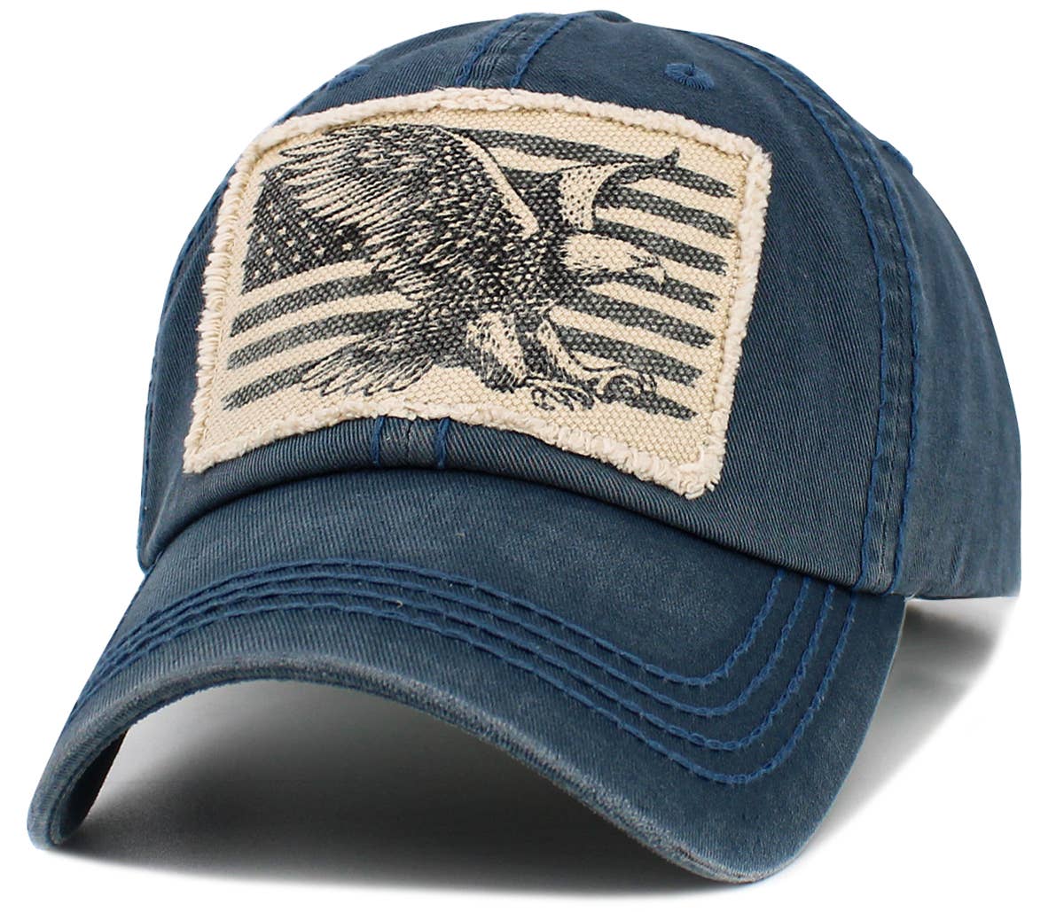 Eagle Flag Vintage Ball Cap