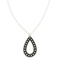 Western Teardrop Bubble Pendant Necklace
