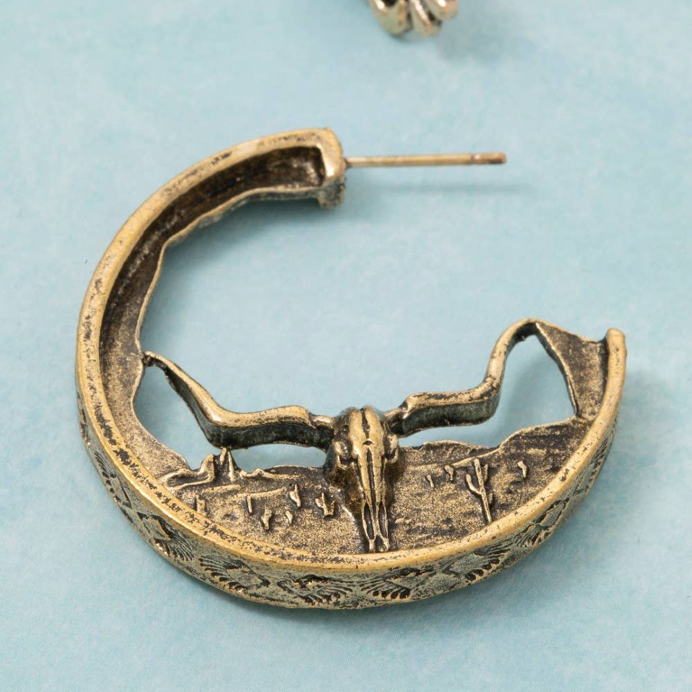 Assorted Western Five Pair Earrings Set