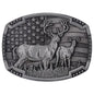Deer USA Flag Buckle