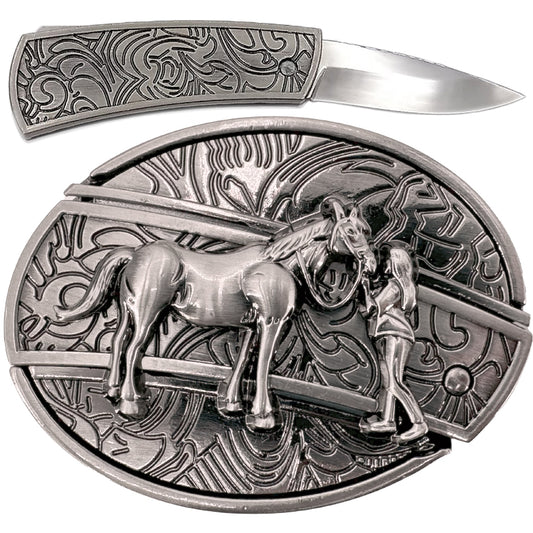 Cowgirl Knife Buckle