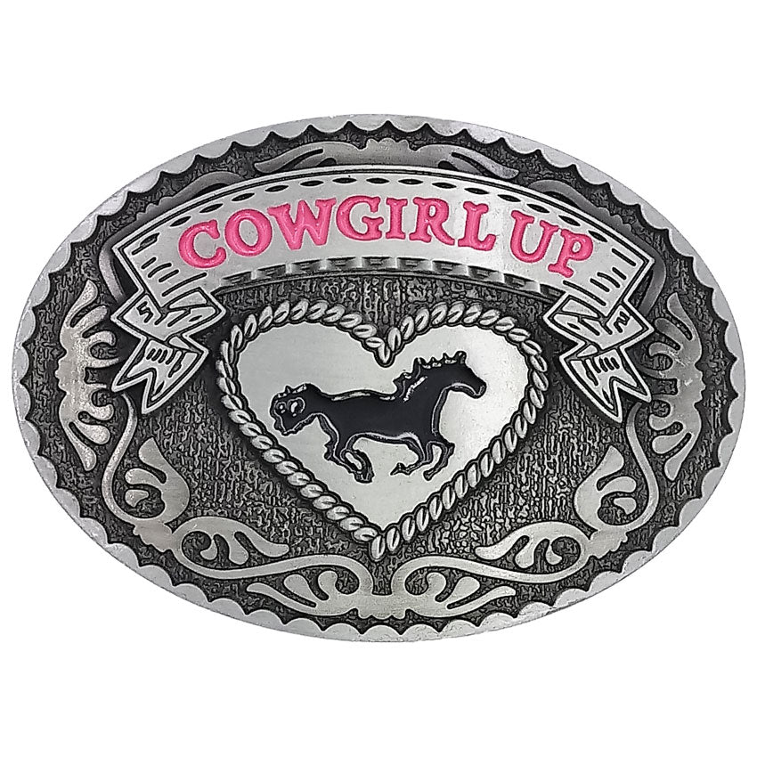 Cowgirl Up Buckle