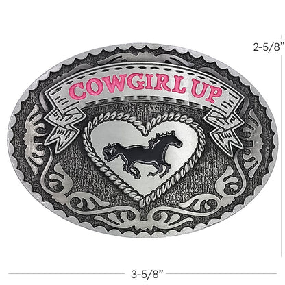Cowgirl Up Buckle
