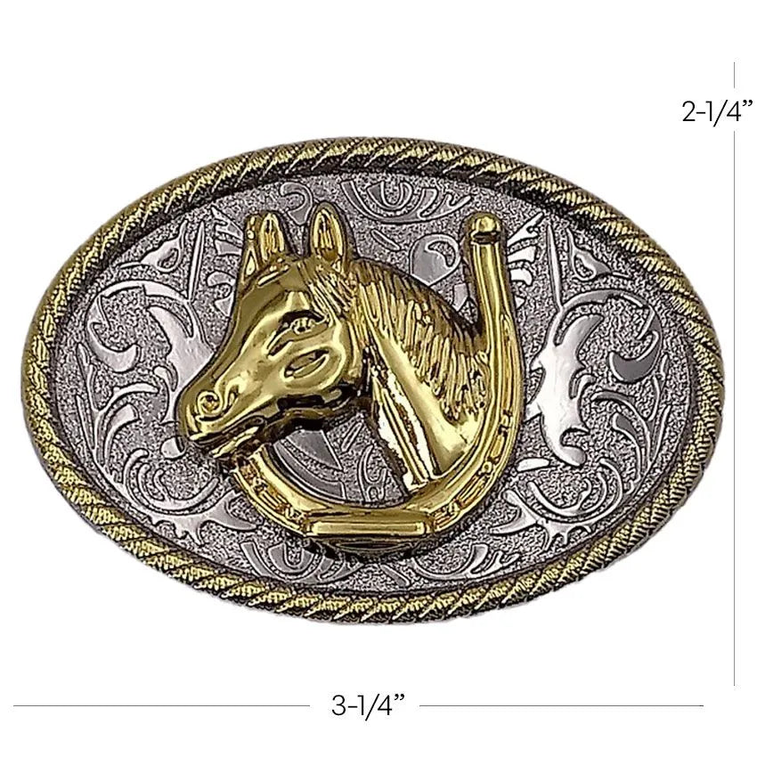 Horseshoe Design Belt Buckle