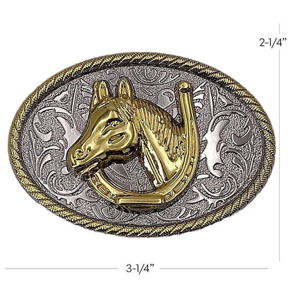 Horseshoe Design Belt Buckle