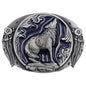 Howling Wolf Belt Buckle