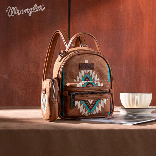 Wrangler Southwestern Mini Backpack With Coin Pouch