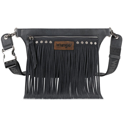 Wrangler Fringe Fanny Pack Belt Bag Sling Bag