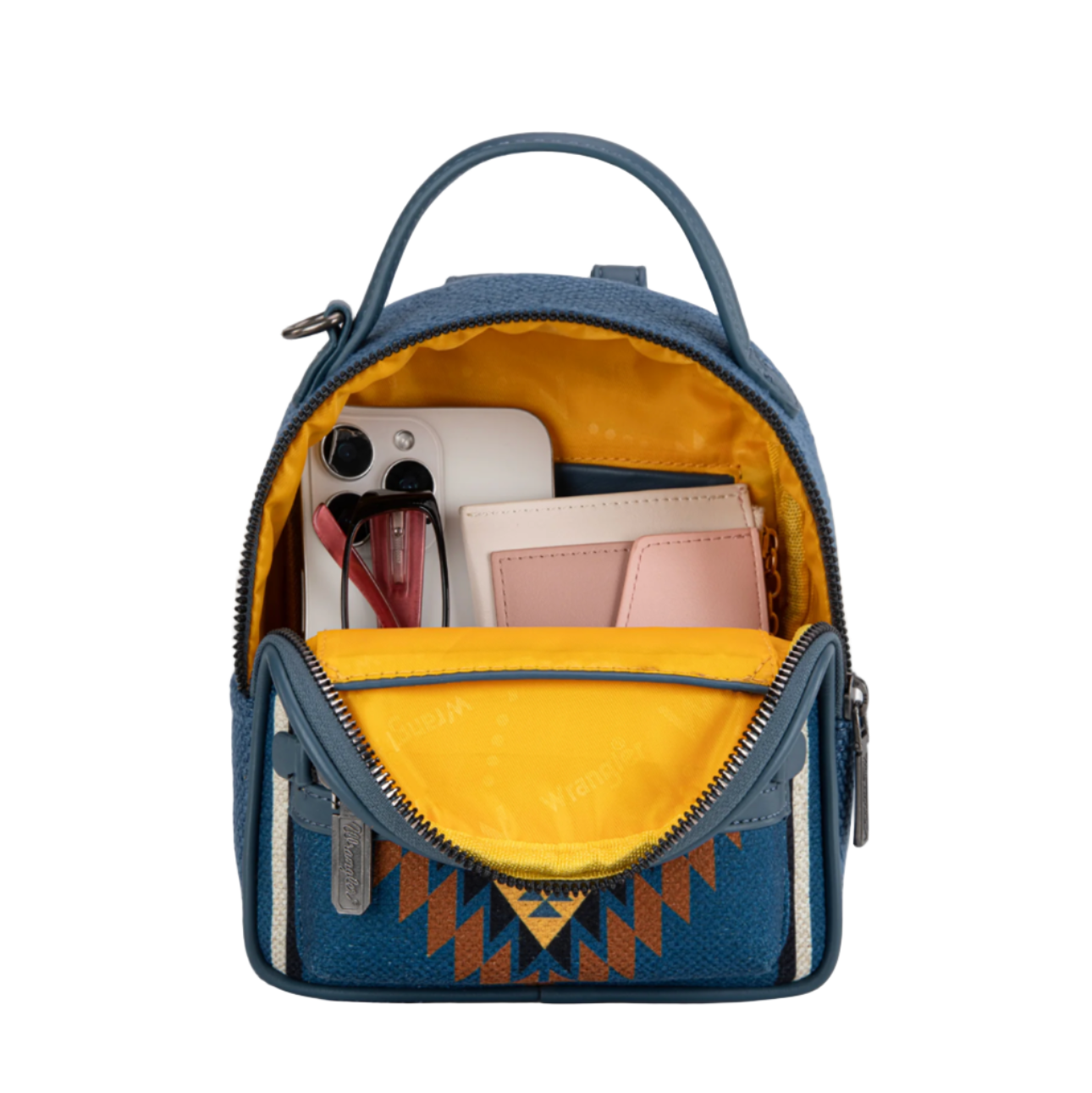 Wrangler Southwestern Knitted Mini Backpack With Coin Pouch