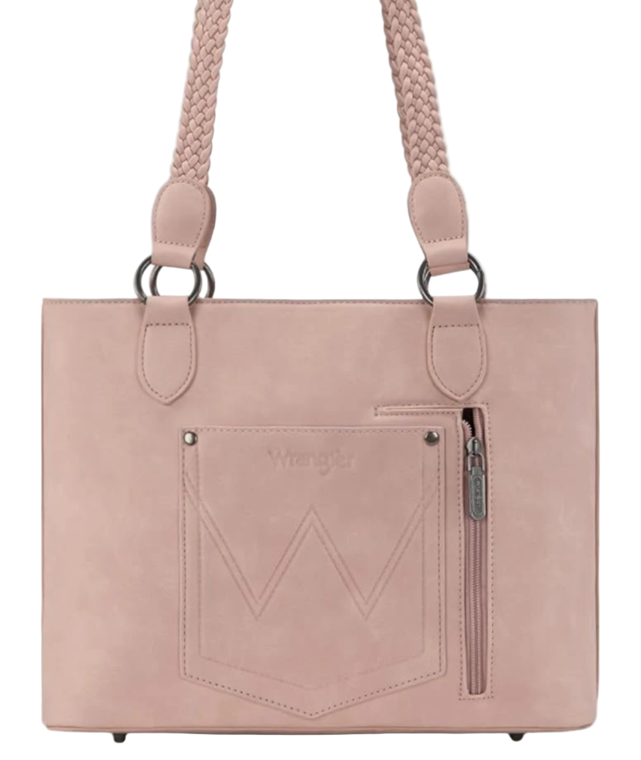 Wrangler Braided Detail Concealed Carry Tote