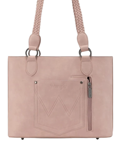 Wrangler Braided Detail Concealed Carry Tote