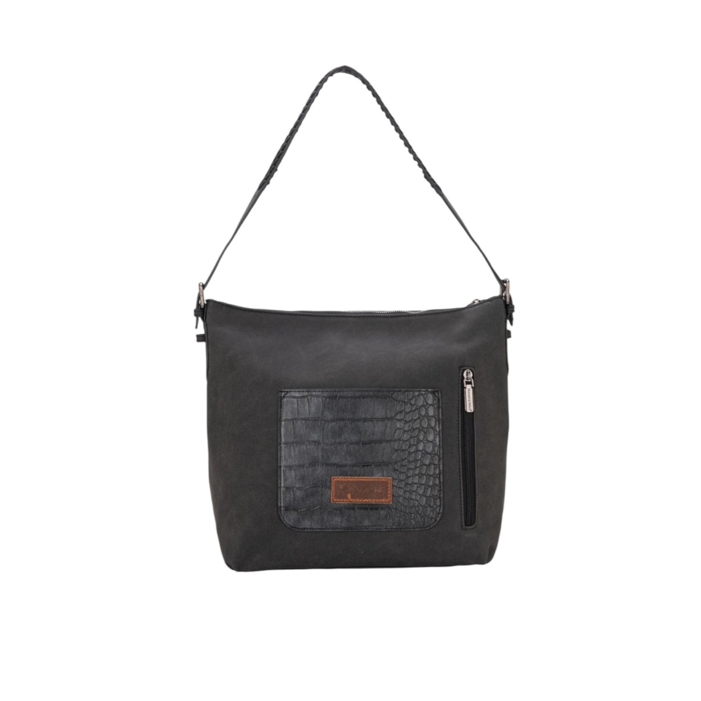 Montana West Croc Print Concealed Carry Hobo