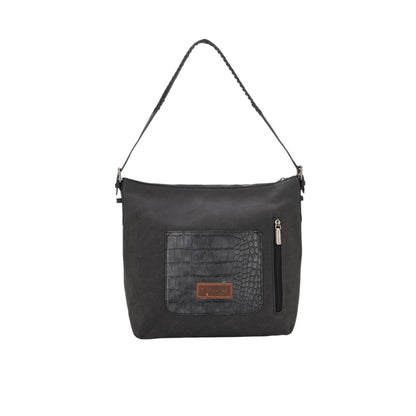 Montana West Croc Print Concealed Carry Hobo