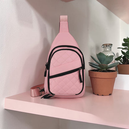 Concealed Carry Sarah Nylon Sling by Lady Conceal Pink
