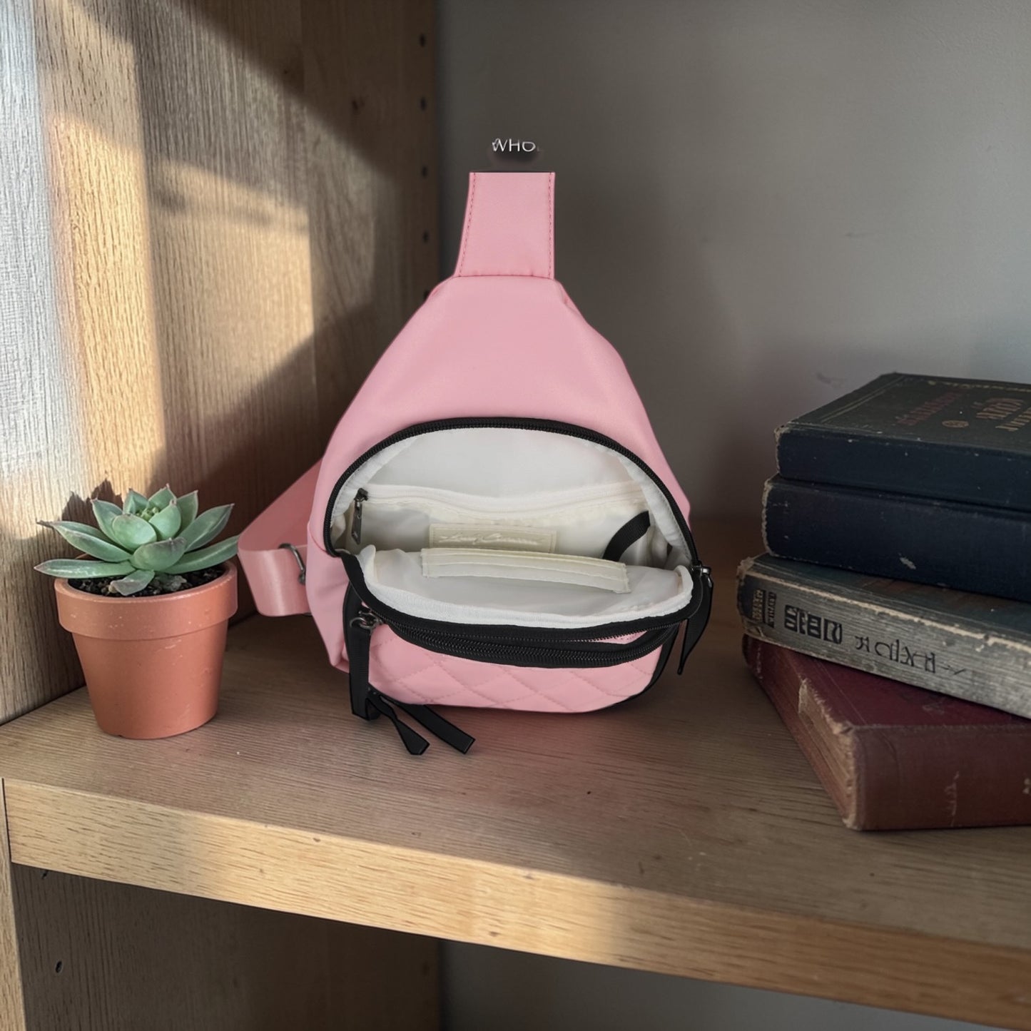 Concealed Carry Sarah Nylon Sling by Lady Conceal Pink