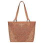 Montana West Boot Scroll Embroidered Collection Concealed Carry Tote Brown