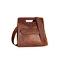 Trinity Ranch Floral Tooled Concealed Carry Crossbody Bag Brown