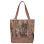 Trinity Ranch Hair-On Cowhide Collection Concealed Carry Tote Brown bk/bn hair