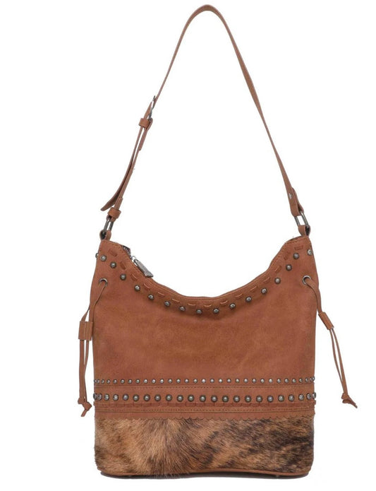 Trinity Ranch Hair-On Cowhide Collection Crossbody Bag Brown