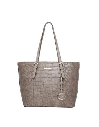 Montana West 3PCs Set Tote/Crossbody/Wallet Khaki