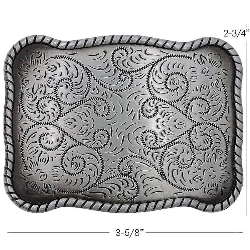 Silver Western Belt Buckle
