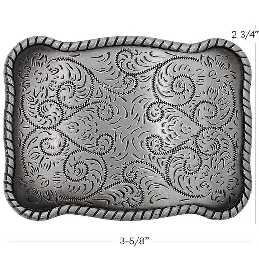 Silver Western Belt Buckle