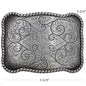 Silver Western Belt Buckle