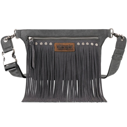 Wrangler Fringe Fanny Pack Belt Bag Sling Bag